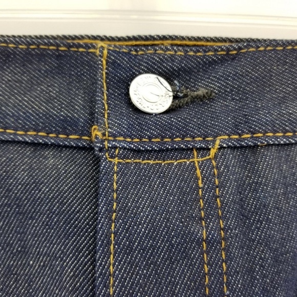 Men's Levi 501 Button Fly Dark Wash Denim Jeans - Picture 4 of 6